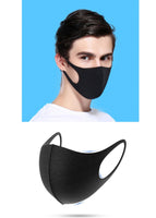 2-Ply 3D Fit Cooling Sports Mesh Mask BLACK