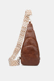 PU Leather Sling Bag