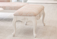 Antique French Rose Bed Bench_Rose Pink