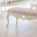 Antique French Rose Bed Bench_Rose Pink