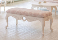 Antique French Rose Bed Bench_Rose Pink