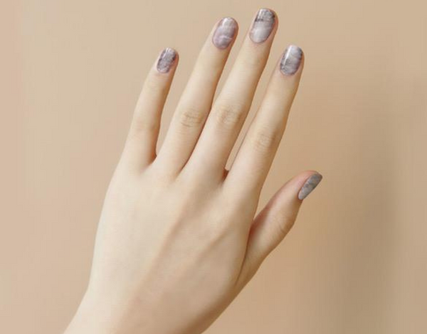 Pattern Nail Collection | Gray Marble Pattern