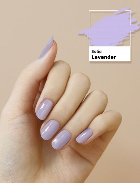 Spring Nail Collection | Lavender Solid Nail Strip