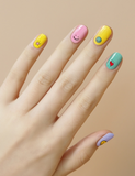 Summer Nail Collection | Smiley Face Blast Nail Strip