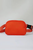 Buckle Zip Closure Fanny Pack