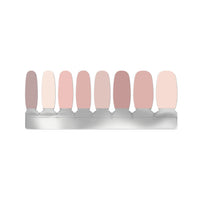 No.18: Nude Base Pink Mix Color Nail Strip