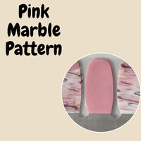 Pink Marble Pattern DIY BellaNella Nail Strip