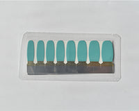 Summer Nail Collection | Solid Turquoise Nail Strip